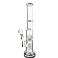 Double Matrix Percolators Hookah Glass Smoking Water Pipes (ES-GB-340)